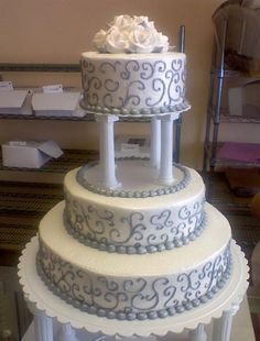 9 Photos of Anniversary Cakes With Columns