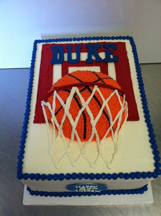 Basketball Sheet Cakes