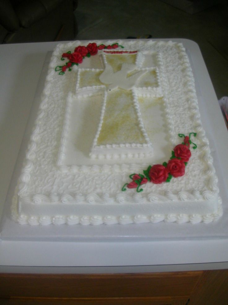 6 Photos of Confirmation Sheet Cakes