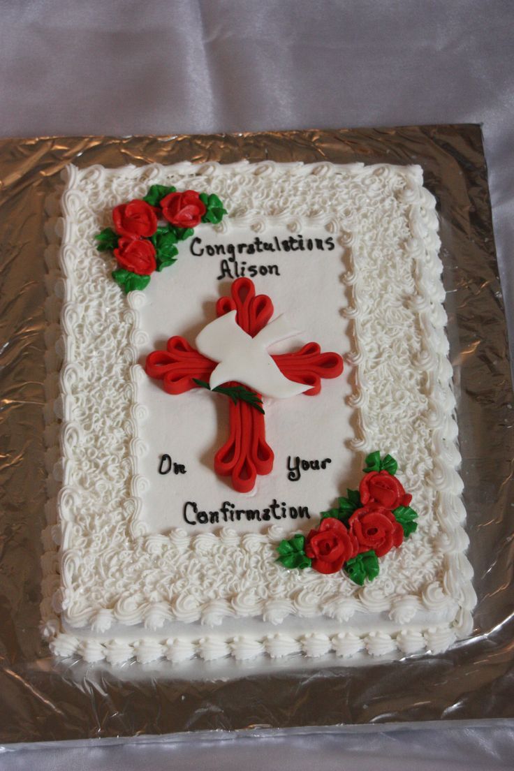 Catholic Confirmation Cakes