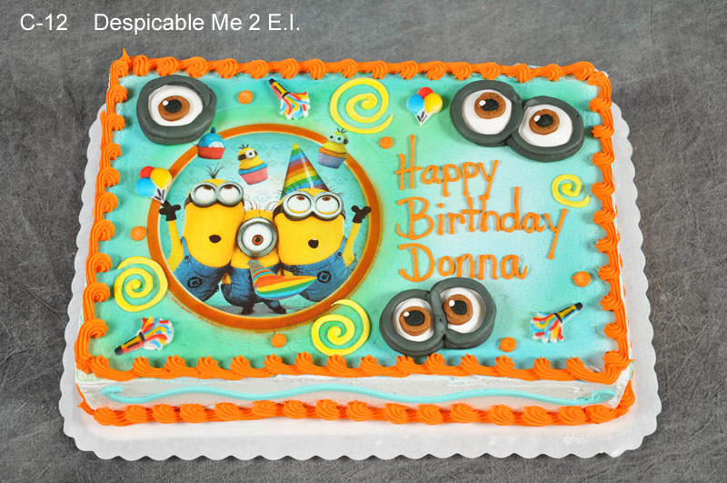 Despicable Me 2 Birthday Cake