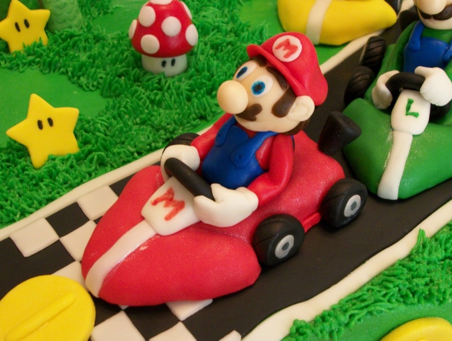 Mario Kart Birthday Cake