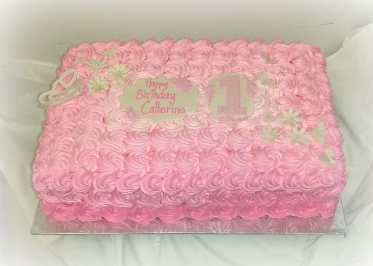 Pink Ombre Birthday Cake