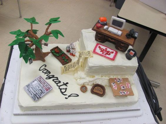 Secretary Retirement Cake