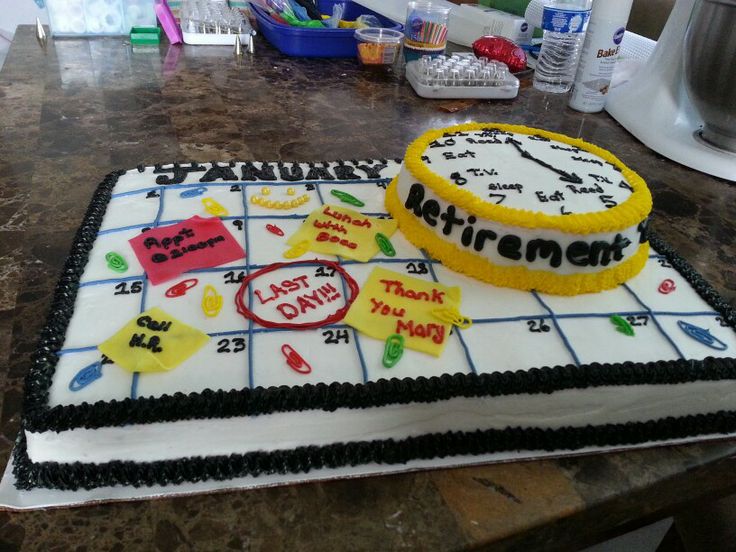 Secretary Retirement Cake