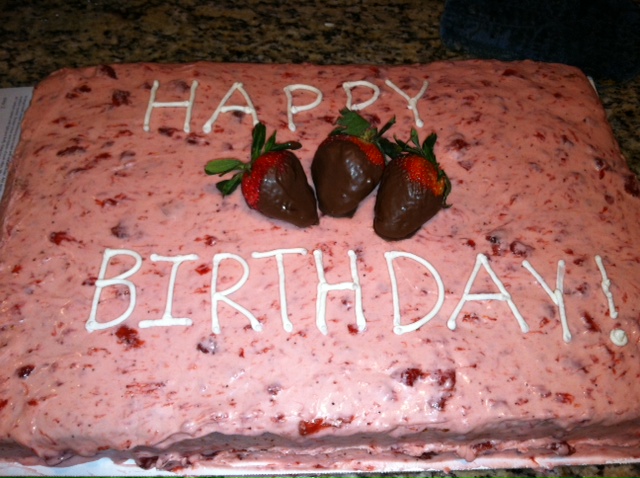 Strawberry Sheet Cake