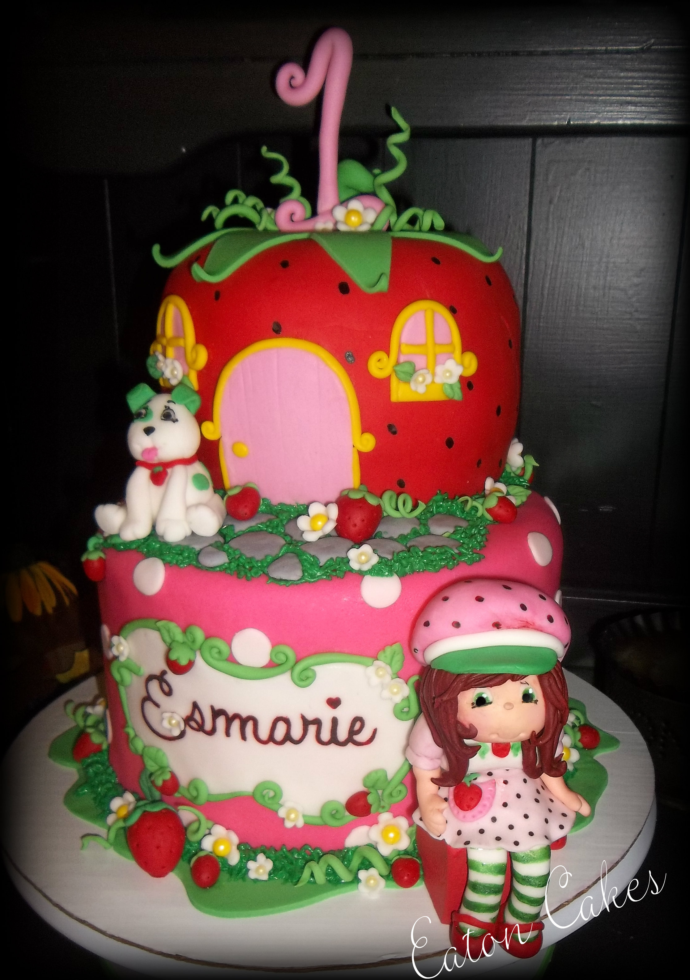 Strawberry Shortcake Birthday Cake