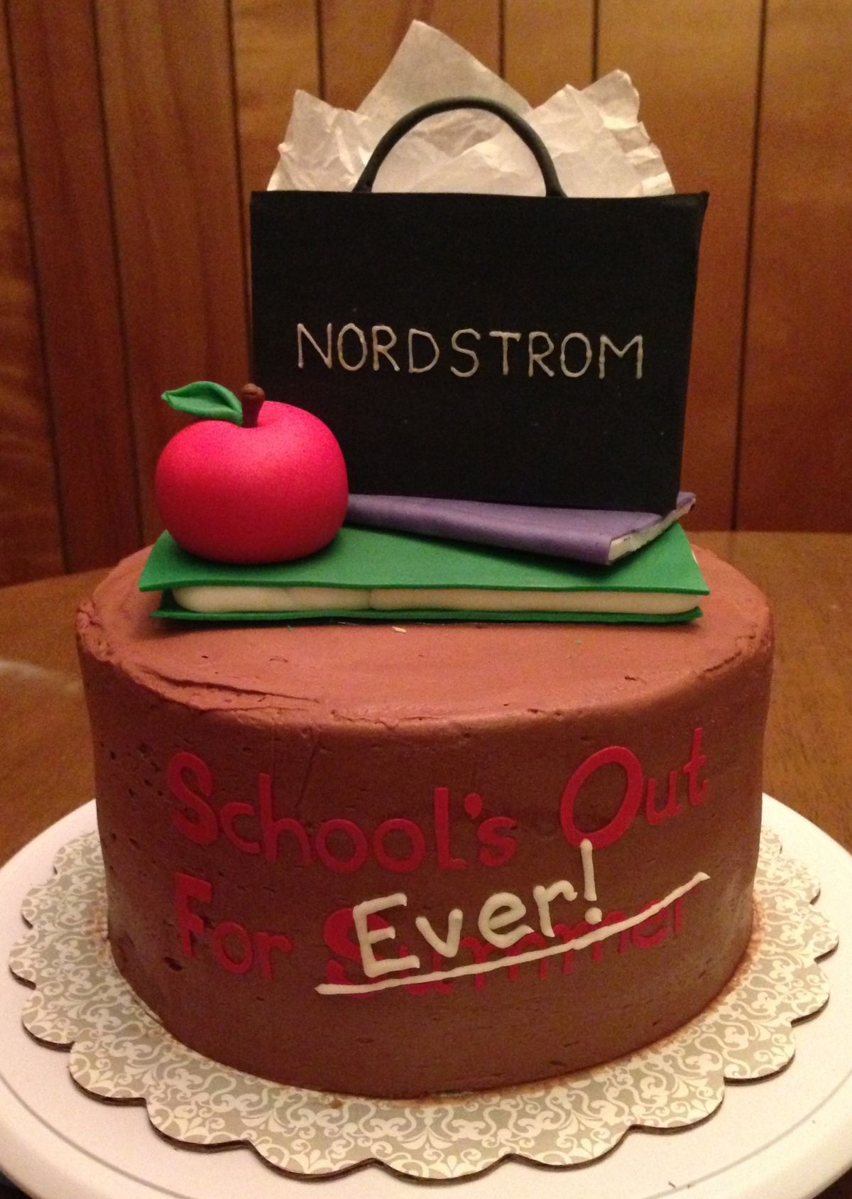 Teacher Retirement Cake