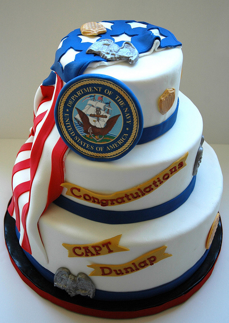 US Navy Retirement Cake Designs