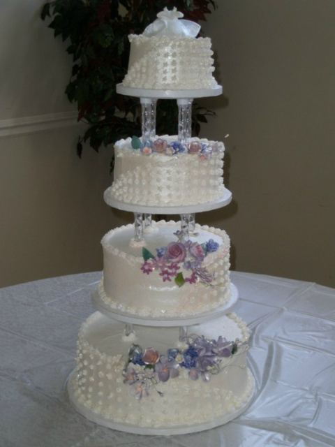 Wedding Cakes with Columns