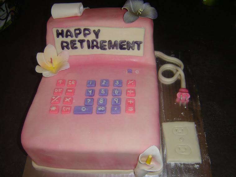 Accountant Retirement Cake