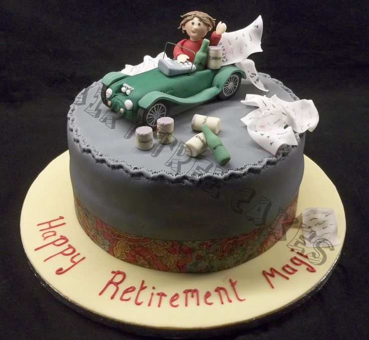 Accountant Retirement Cake