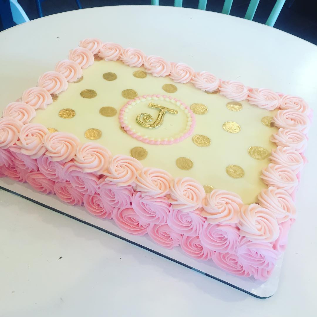 Baby Shower Sheet Cake