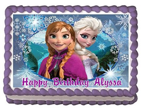 Frozen 1 4 Sheet Cake