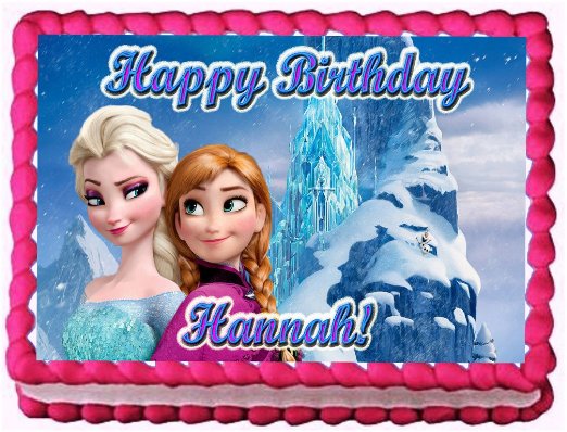 Frozen Sheet Cake Birthday