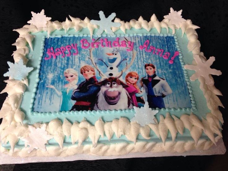 Frozen Sheet Cake