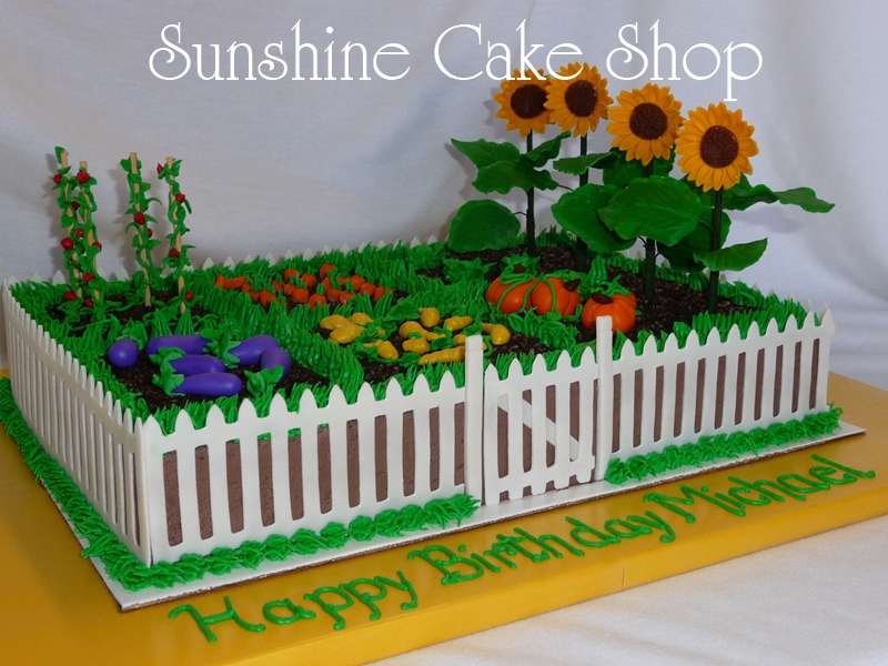 12 Photos of Garden Sheet Cakes