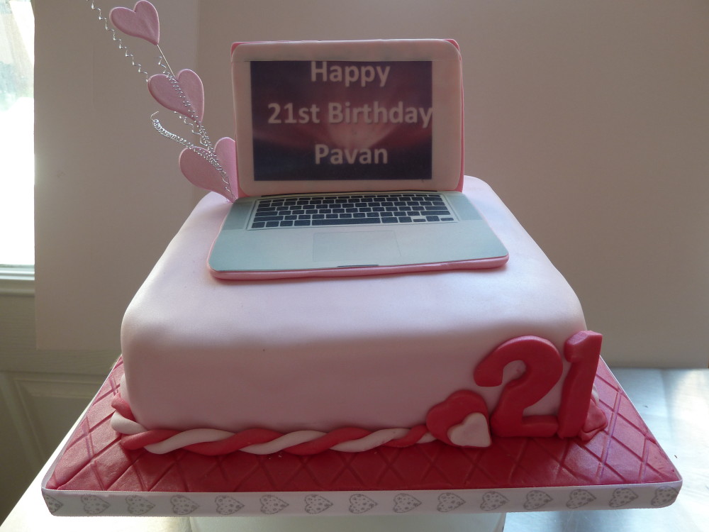 Laptop Cake