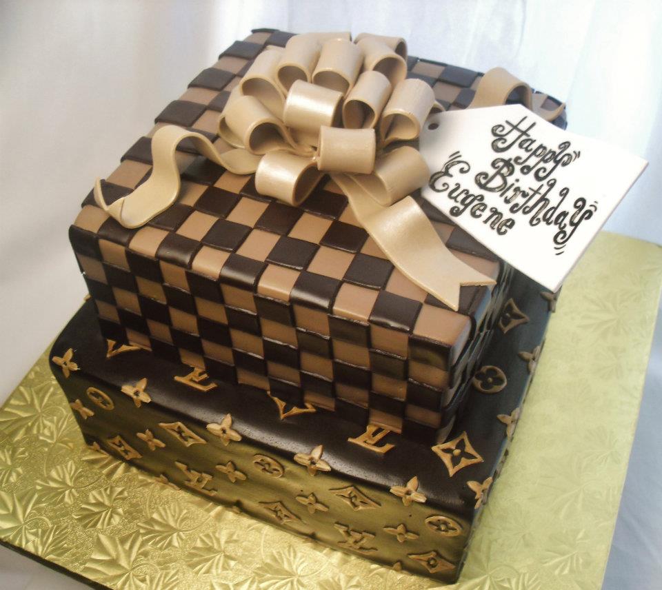 9 Louis Vuitton Men Birthday Cakes Photo Louis Vuitton Birthday Cake Louis Vuitton Birthday Cake And Fashion Designer Birthday Cake Snackncake