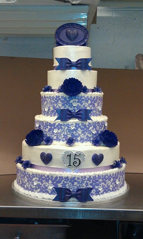 12 Photos of Royal Blue Quince Sheet Cakes