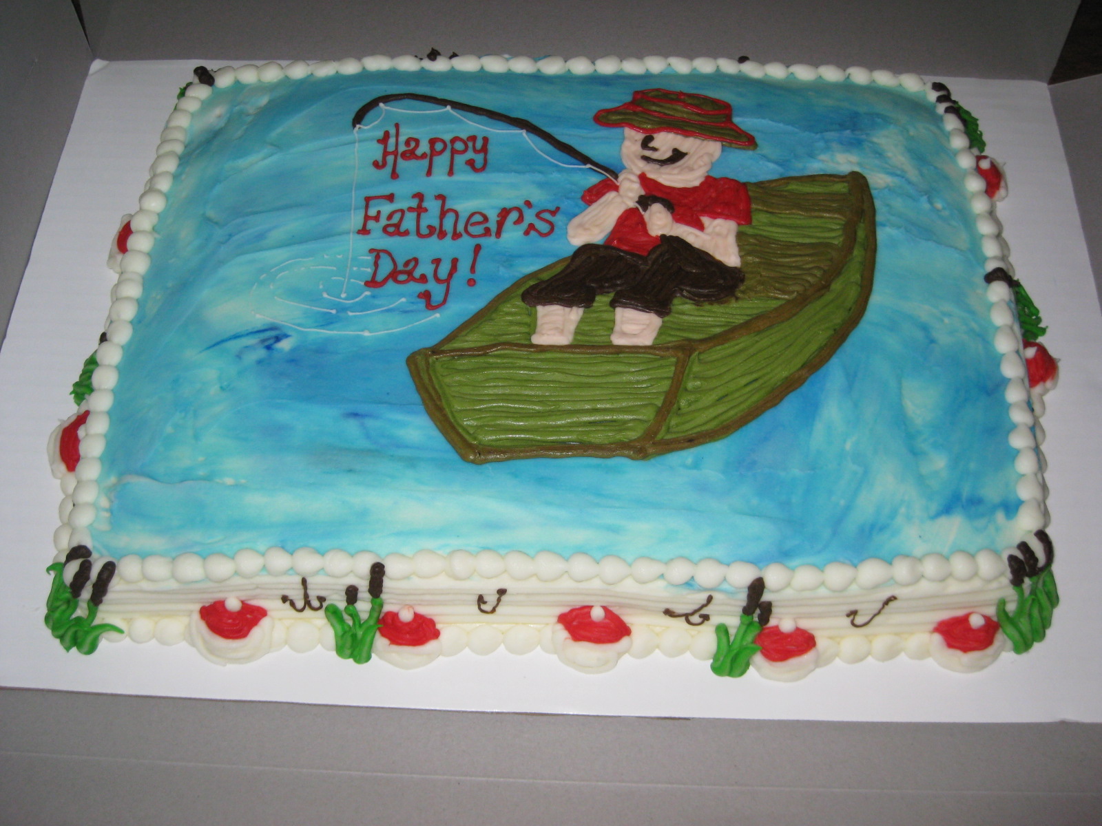 Father's Day Fishing Cakes Sheet