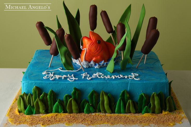 Fish Birthday Sheet Cakes