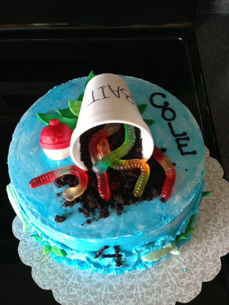 Fishing Birthday Cake Idea