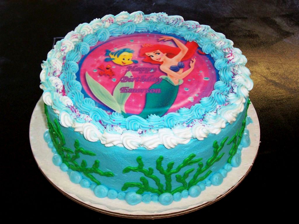 Little Mermaid Sheet Cake