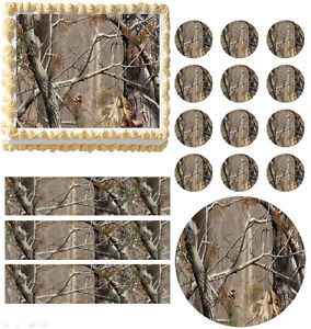 Realtree Camo Edible Cake Sheets