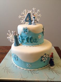 Disney Frozen Birthday Cake