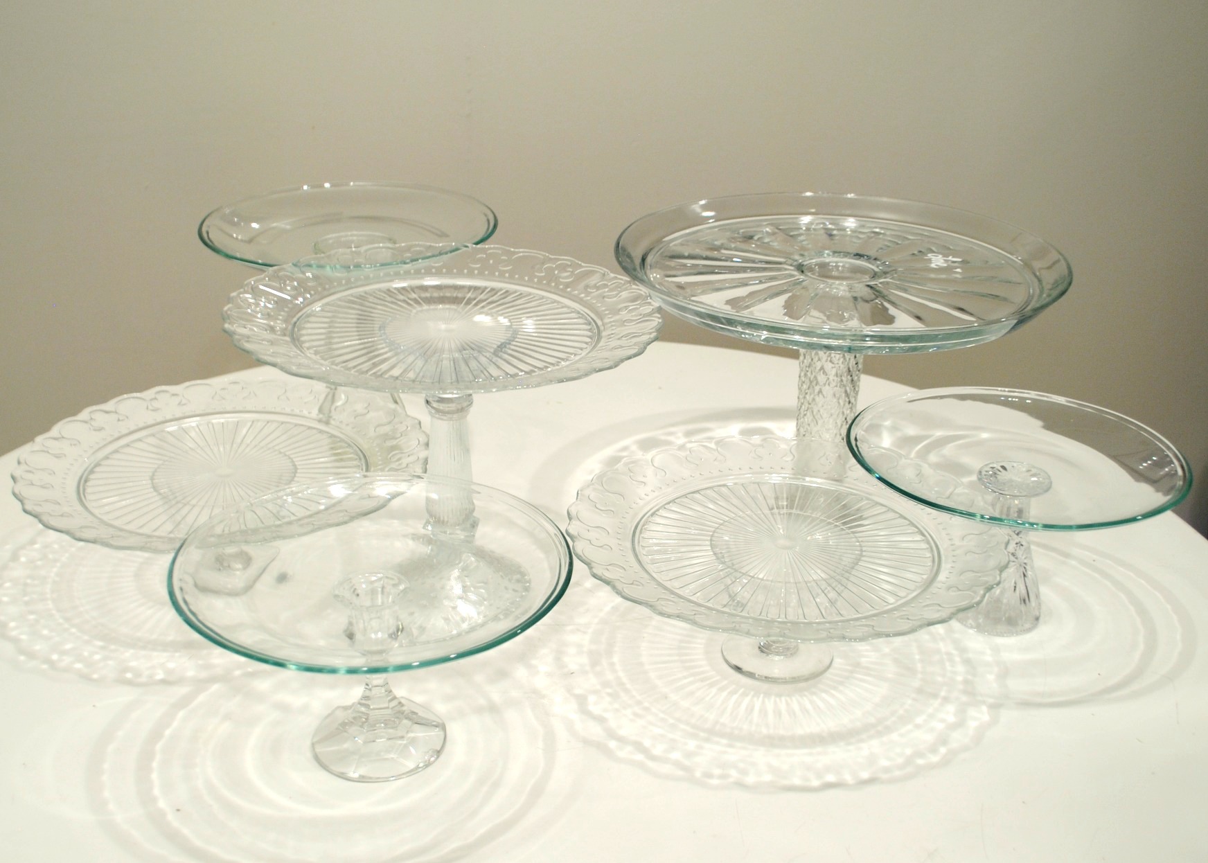 10 Glass Cake Stands For Wedding Cakes Photo Vintage Glass Cake