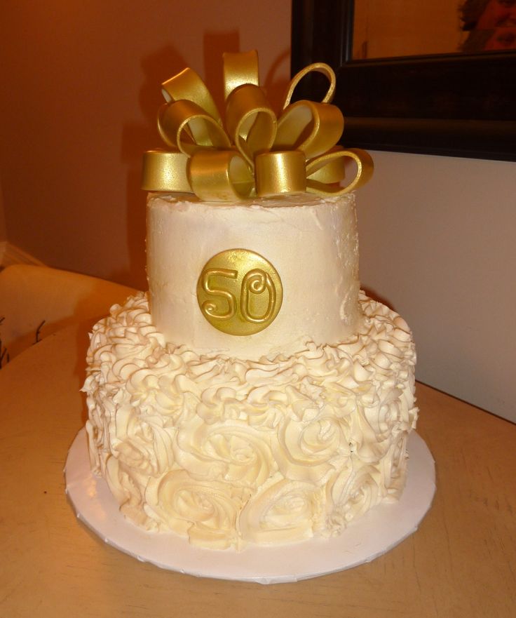 50th Wedding Anniversary Cake