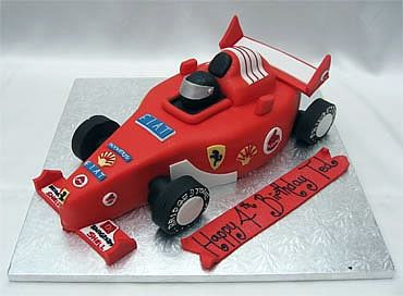 Formula One Car Birthday Cake