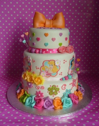 Girly Birthday Sheet Cake