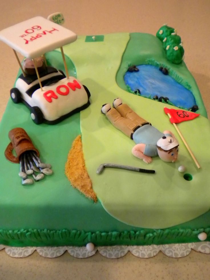 Golf Birthday Cake