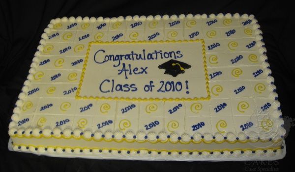 Graduation Sheet Cake