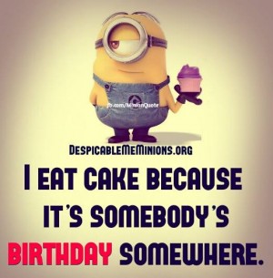 Minion Cake Quotes