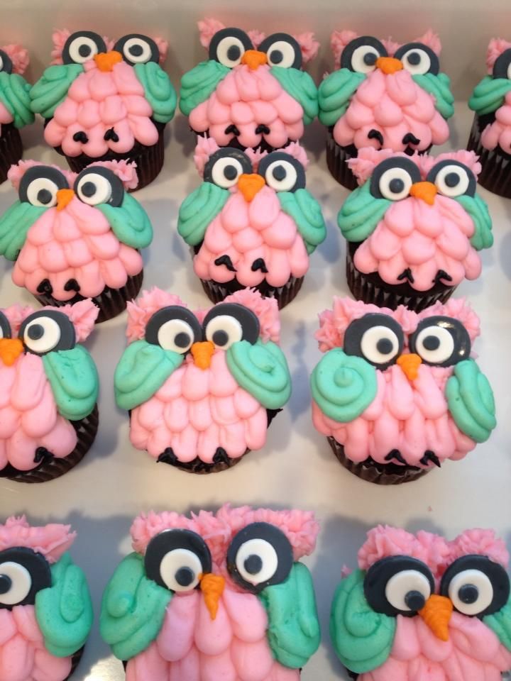 12 Owl Cupcakes Baby Shower Photo Owl Baby Shower Cake And Cupcakes Owl Baby Shower Cupcakes And Owl Baby Shower Cupcakes Snackncake