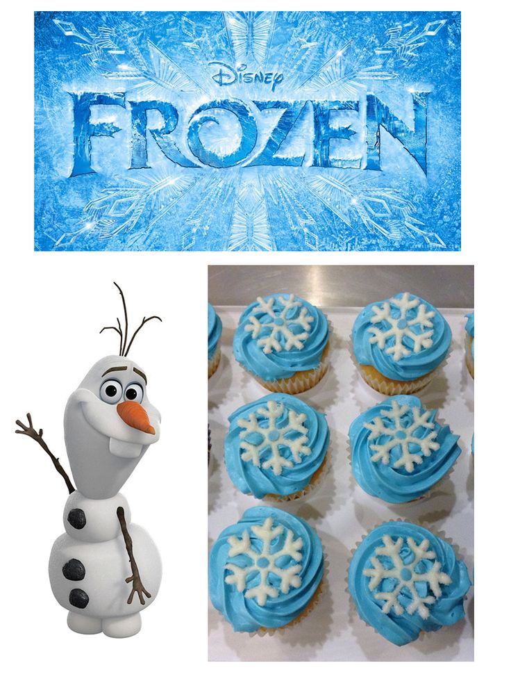 Disney Frozen Cupcakes