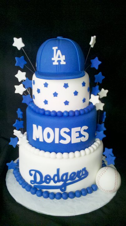 Dodgers Birthday Cake