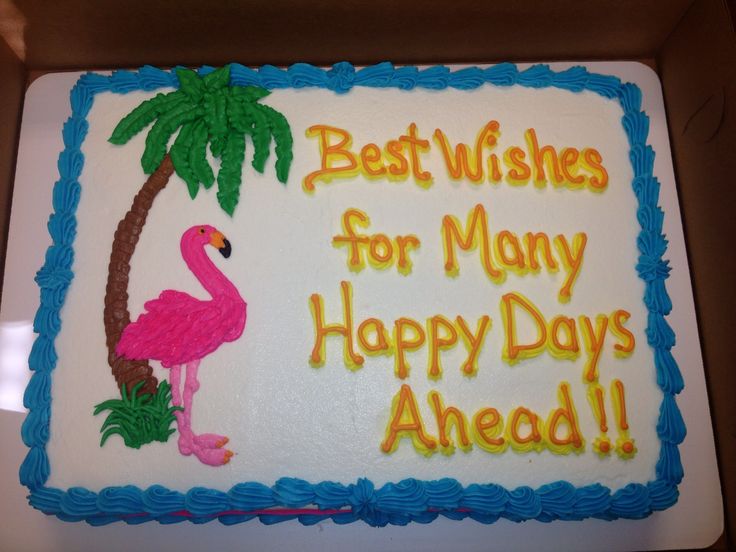 7 Photos of Palm Tree Retirement Cakes