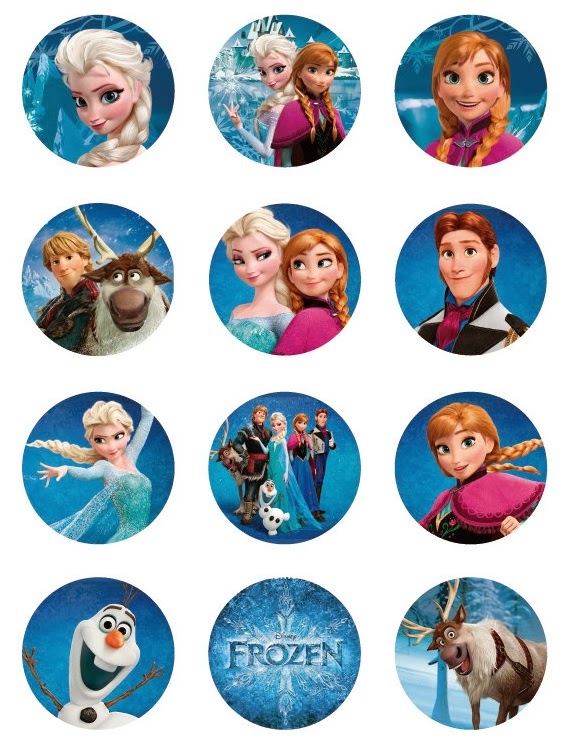 Frozen Cake Topper Printable Free