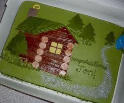 Log Cabin Cake Designs