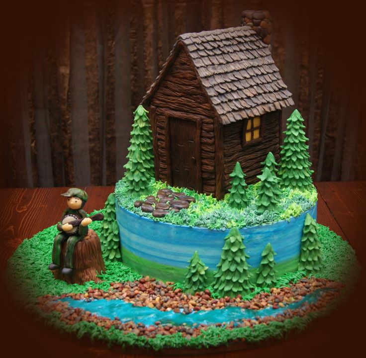 Log Cabin Cake