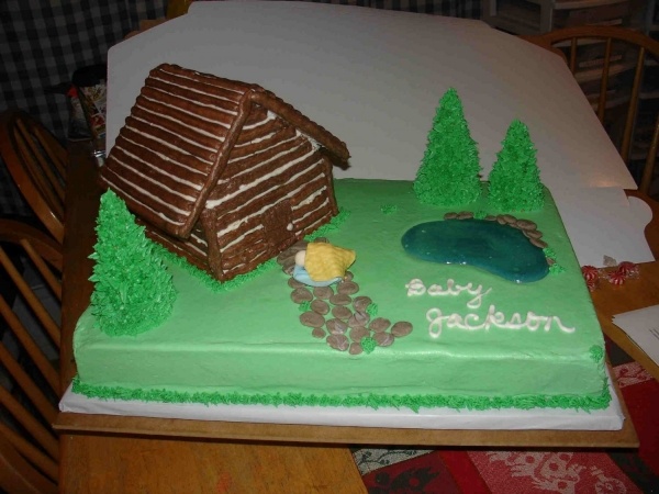 Log Cabin Cake