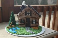 Log Cabin Cake