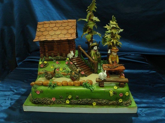 Log Cabin Cake