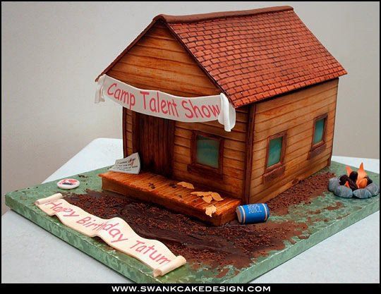 Log Cabin Cake