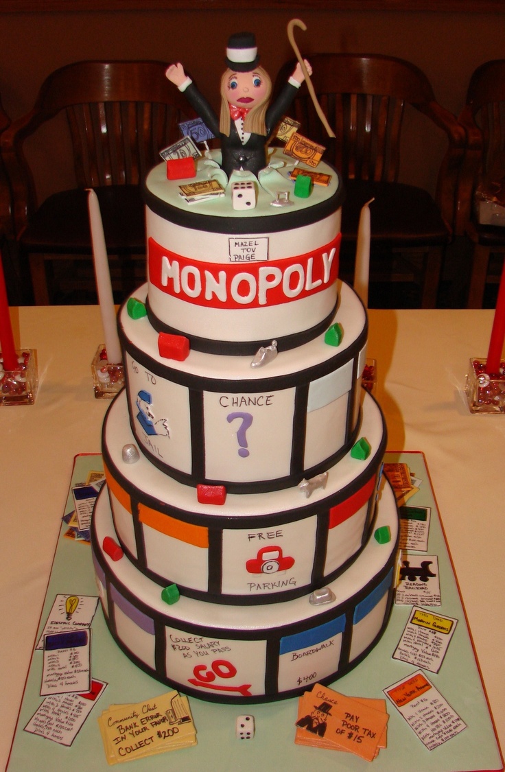 Monopoly Cake