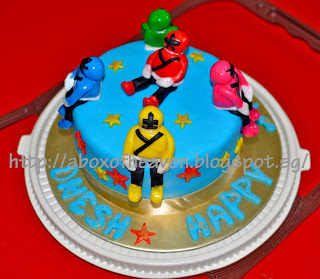 Power Rangers Samurai Birthday Cake